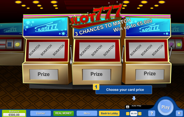 slot777 sratch cards